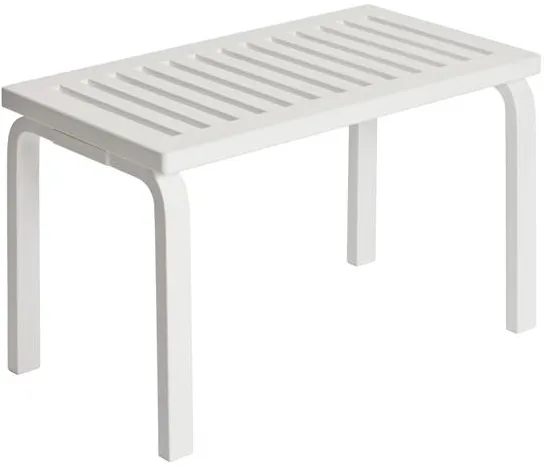 artek 153 Bänk Size B L72,5 cm Vit Lackerad Björk