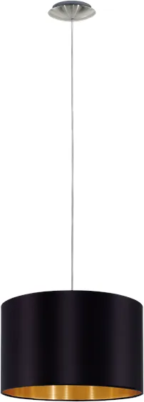 EGLO MASERLO 1 Pendellampa, Svart/Guld