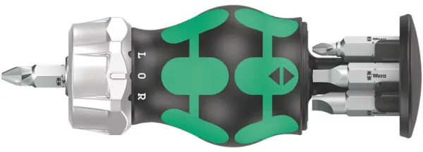 Wera Kraftform Kompakt Stubby Magasin RA 1, 6 delar